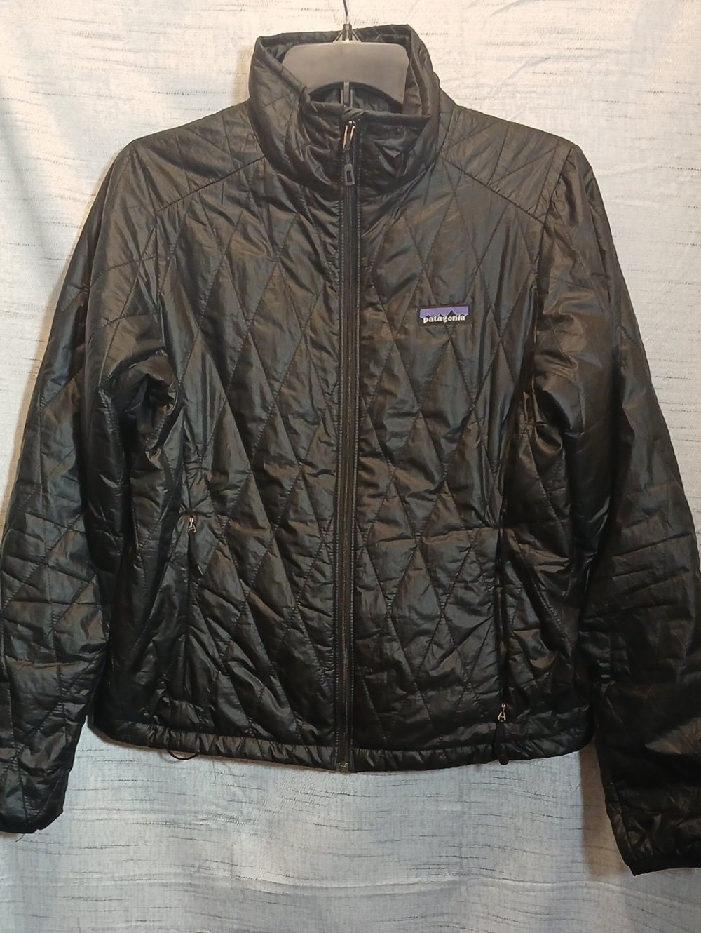 Patagonia Black Nano Diamond Quilted Women's Puffer Jacket Sz S